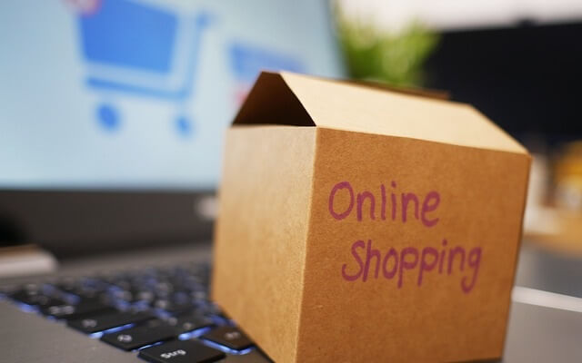 shopping en ligne sur Amazon